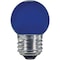 Satco Satco 1.2W LED S11 Night Light Bulb Medium Base Ceramic Blue S9162 - alternate 1